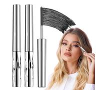 Waterproof Mascara, 2026 New Makeup Iron Wand Mascara Black, with Clump-free Formula, Ultimate Length & Curl Set for The Look of Lash Extensions, Suitable for Sensitive Eyes (2PCS)