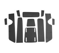 Waterproof mat Car Interior Accessories Anti-slip Door Groove Pad For Jeep For Avenger 2023 2024 2025(Black)