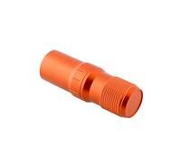 Waterproof Match Storage Box,Aluminum Alloy Outdoor Pill Case,Match Box Emergency Tablets Container Bottle Orange,Pill Case,camping supplies