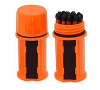 Waterproof Matches Survival Kit, 20 Pieces/Barrel Outdoor Stormproof Match Kit with Case, Portable Emergencies Outdoor Fire Starter Matches for Camping Hiking Fishing, Survival Tool