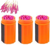 Waterproof Matches Survival Kit, Stormproof Fire Starter, for Hiking Camping Outdoor Survival Storm (60pcs)
