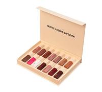 Waterproof Matte Velvets Finish Lipstick Long Lasting SmudgeProof Formulas 14Shades Hydrating NonTransfer Lip Gloss Matte Velvet Lipstick