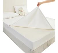 Waterproof Mattress Encasement, Extra Deep Matress Protector, Full 360° Secure Zip Cover, Machine Washable & Easy Care(White,140x200+35cm)