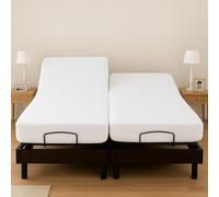 Waterproof Mattress Protector 2 x 70 x 190 cm Electric Bed - Cotton - 30 cm Corner
