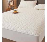 Waterproof Mattress Protector, 6-Side Zippered Encasement Cover, Noiseless, Breathable, Absorbent Cover, Deep Pocket Fits 12 Inch Mattress(White,180 * 200+20cm)