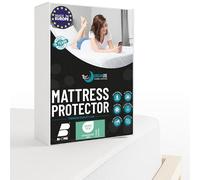 Waterproof Mattress Protector 80 x 200 cm by Dreamzie (Made in EU and OEKO TEX) - Mattress Protector 28cm Deep (2ft 7,5" x 6ft 6")