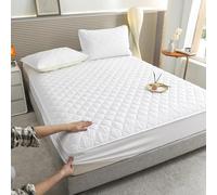 Waterproof Mattress Protector, Deep Pocket Fitted Sheet with Breathable 360° Elastic Band Full Wrap for Ultimate Protection