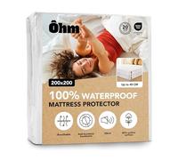 Waterproof Mattress Protector | Emperor Size Bed | Hypoallergenic Cotton | Fitted & Imperceptible | Anti-Dust Mite Treatment | Deep Mattresses up to 40 cm | Oeko-TEX Certified | Ôhm
