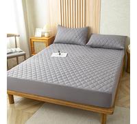 Waterproof Mattress Protector Fitted Sheet Bed Cover Single Double