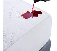Waterproof Mattress Protector Queen Size Mattress Cover Cooling Mattress Pad Breathable Noiseless Soft Bed Protector Deep Pocket Fits 6"-21", Machine Washable (Queen, 1 Pack)