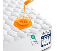 Waterproof Mattress Protector Single 90x190 cm, Quilted Mattress Topper