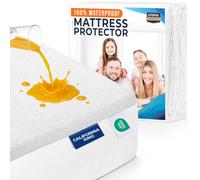 Waterproof Mattress Protector USA King California Size, Premium Terry Mattress Protector by Utopia Bedding