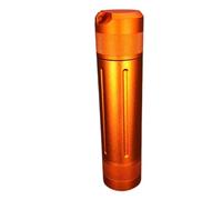 Waterproof Medicine Bottle - Airtight Pill Box Keychain Organizer, Portable Medication Storage Case, Compact Travel Container | Outdoor Survival for Hiking Kits
