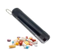 Waterproof Medicine Bottle - Portable Pill Organizer Medicine Holder Small, Waterproof Airtight Pillss Bottles | Multifunctional Travel Pill Boxes for Outdoor Survival