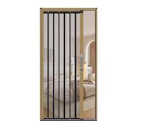 Waterproof Mesh Screen for Interior Sliding Doors, Retractable Accordion Folding Door for Kitchen and Bedroom