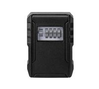 Waterproof Metal Key Box with 4-Digit Code Anti-Theft Lock Large Capacity Wall-Mounted Storage for Home Office Business & Factory Security Solutions