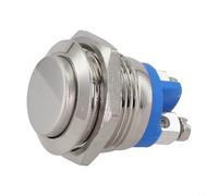 Waterproof Metal Push Button Switch with 16mm Screw Terminal and Self Reset Function for Use in Electromagnetic Starter and Relay Circuit Control (high head)
