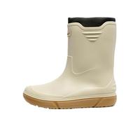 Waterproof Mid Calf Men's Rain Boots UK 6.5 Platform Slip On Wellington Boots Wide Fit Round Toe Mens Wellies Functional Anti-Slip Garden Shoes Soft Rubber Booties Sturdy Muck Footwear Gardening