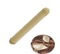 Waterproof Mildew-Proof Rattan Webbing Strap, 1m x 40cm Yellow Honeycomb Mesh for DIY Projects, Durable Viennese Wicker Chair Replacement, Wide Design