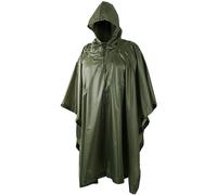 WATERPROOF MILITARY HOODED RIPSTOP PONCHO ARMY HIKING FESTIVAL HELIKON OLIVE