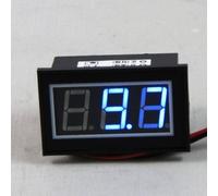 Waterproof Mini Blue LED Digital Volt Meter 4.5v to 30v for 9v 12v 24v