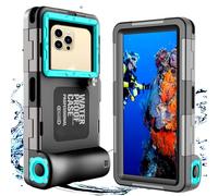 Waterproof Mobile Phone Case 7.0 Inch Underwater Waterproof Mobile Phone Case Waterproof Swimming Bathing for iPhone 17 Pro 17 Air 17 Pro Max 16e 16 Pro 16 15 14 13 Pro Max 15 14 Plus