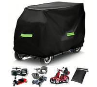 Waterproof Mobility Scooter Cover for TGA Mobility Breeze S3 2018-2026 Heavy Duty Electric Scooters Outdoor Storage All Weather Protection Reflective Strips