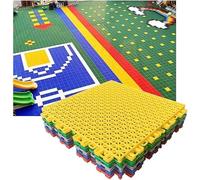 Waterproof Modular Interlocking Floor Tiles, Suitable For Schools/kindergartens/amusement Parks(Red)