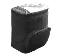 Waterproof Motorcycle Bag - Oxford Cloth Front Bag for Scooter - Black Cycling Bag, Hangable Storage Pouch for Commuting