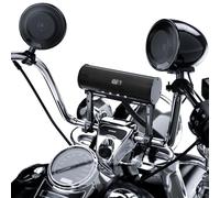 Waterproof Motorcycle Bluetooth Stereo 4 Speakers Soundbar with 4.5" Speakers Built-in Amplifier MP3 Music Player Audio System with USB and Radio Ideal for Harley and ATVs (RD8