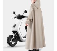Waterproof Motorcycle Raincoat, Storm-proof Extended Sleeve Full-body Motorcycle Raincoat With Thickened Oxford For Outdoor(black)