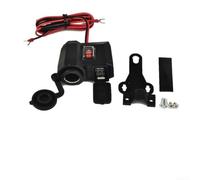 Waterproof Motorcycle Socket Dual USB 5V 2.1A Output
