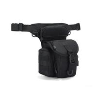 Waterproof Motorcycle Waist Leg Bag with Adjustable Strap, For Durable Nylon Hip Bum Pack for Men, Secure Side Travel Storage Pouch for Riding, Cycling, Touring and