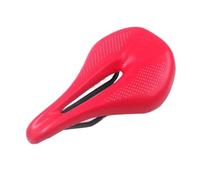 Waterproof MTB/Road Carbon Bike Saddle 143mm/155mm Triathlon TT Race Saddles for Men Women Black White Red(Red-143)