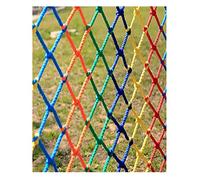 Waterproof MultiColored Playground Safety Net for Kids 3x6m Climbing Mesh with Cotton Fishnet Design Durable Hemp Rope Fence for Child Safety and Protection