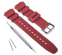 Waterproof Natural Resin Replacement Watch Band for Casio AQ- S800W SGW-300H MRW-200H AE-1200 W-800H W-735H