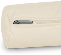 Waterproof Neck Roll Pillow Case Cover Only - Cervical Pillowcovers with Zipper Cylinder Soft Bolster Pillowcases for Cylindrical Cushion(E,60x20cm/24x8")