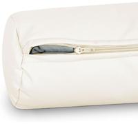Waterproof Neck Roll Pillow Case Cover Only - Cervical Pillowcovers with Zipper Cylinder Soft Bolster Pillowcases for Cylindrical Cushion(A,50x15cm/20x6")