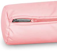 Waterproof Neck Roll Pillow Case Cover Only - Cervical Pillowcovers with Zipper Cylinder Soft Bolster Pillowcases for Cylindrical Cushion(O,50x15cm/20x6")