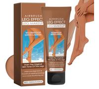 Waterproof No Transfer Leg Makeup Concealer - Full Coverage Body Foundation With Flawless Lotion for Veins, Scar, Tattoo Cover Up - Even Skin Tone, Long Lasting for Women (Bronze)