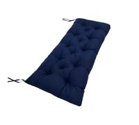 Waterproof Non-Slip Garden Bench Cush with Str Quilted for Indoor/Outdoor Benches & Rocking Chairs 2-Seater Seat Cover (Navy 47.2"x19.7")