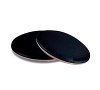 Waterproof Non-Slip Seat Cushions for Windsor Kitchen Chairs - 2 Pack 14" Round Faux Leather Dining Chair Pads Stain-Resistant Easy to Clean Ideal for Outdoor Use