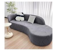 Waterproof Non-Slip Stretch Sofa Cover - Modern Semi-Circular Cloud Design for 4-5 Seat Sofas (Sky Blue 120-141 Inch & Grey 92-118 Inch) - Perfect for Home Decor