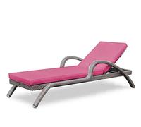 Waterproof Non-Slip Sun Lounger Cushion - Soft, Washable Seat Mat for Outdoor Beach, Pool, and Hotel Comfort