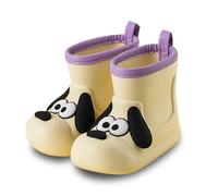 Waterproof Non-Slip Unisex Children Wellies Wellington Rubber Rain Shoes Outdoors Boots - Toddler & Children’s Shoes，Dinosaur Rain Boots with Pull On Drawstring Closure for Kids Boy and Girl