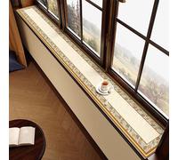 Waterproof Non-Slip Window Sill Mat - Leather Protector for Bay Windows - Narrow 30x150cm Tappetino for Style and Protection
