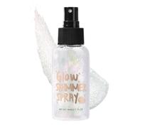 Waterproof Non-Sticky Lightweight Skin Highlighter, Shine Makeup Glitter, Face & Body Liquid Highlighter Spray for Hydrating Glow Lotion (Crystal Haze)