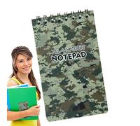 Waterproof Notepad for Writing in the Rain | Waterproof Travel Notebooks,Portable Pocket Notepad, Top 50 Page Notepad for School Recording