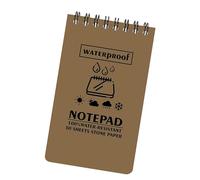Waterproof Notepad, Writing Notebook Under The Rain | Waterproof Pocket Notepad - Portable Notepads for Journal, Spiral Pocket Notepad, 50 Pages for