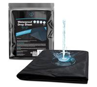 Waterproof Nuru Massage Flat Sheet | 150 x 150 cm | Soft Polyester Spandex with TPU Lamination | Throw Over Bed, Floor or Sofa | Couples Massage